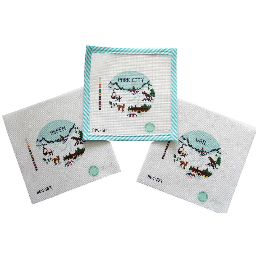 Ski Mountain Ornament