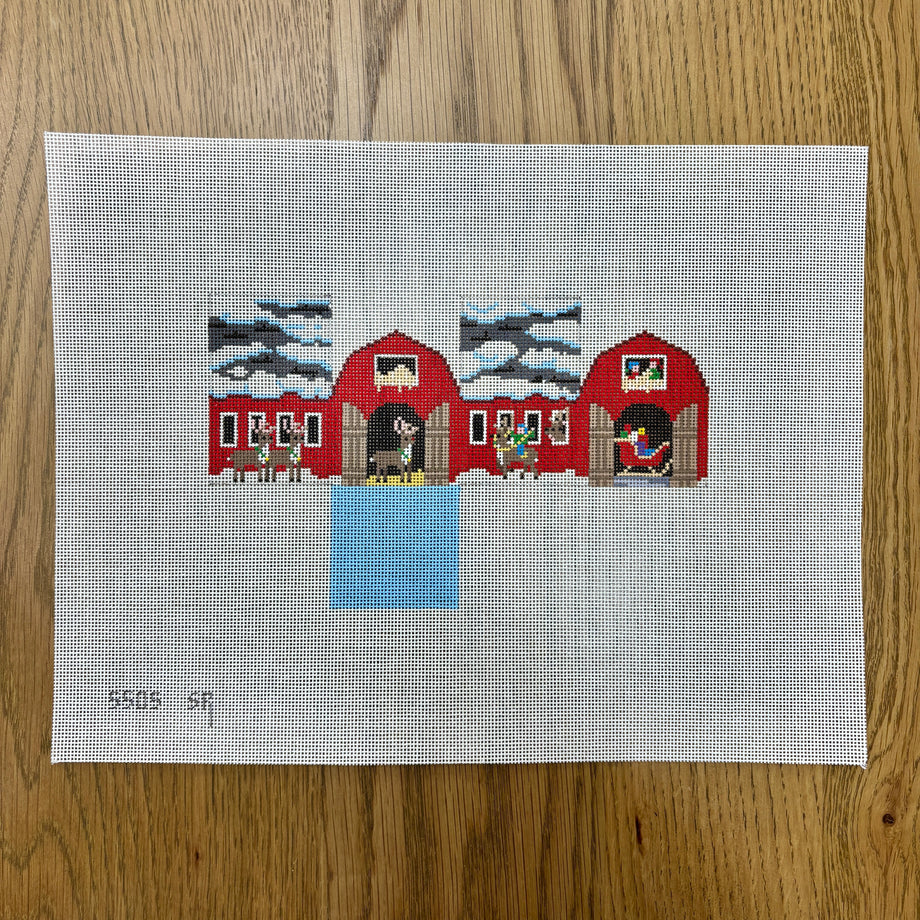 Reindeer Barn, Mini House - 18 mesh