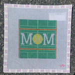 Load image into Gallery viewer, Tennis Mom Square Needlepoint Canvas
