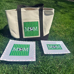 Load image into Gallery viewer, Soccer Mom Square Needlepoint Canvas

