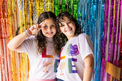 Rainbow Hanukkah Love Unisex Shirt