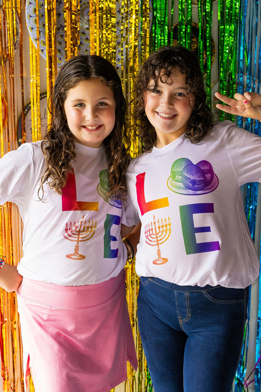 Rainbow Hanukkah Love Unisex Shirt | Rainbow Hanukkah