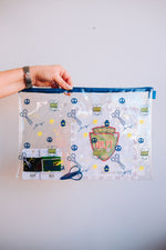 Load image into Gallery viewer, Mrs. Meshugga Clear Project Bag
