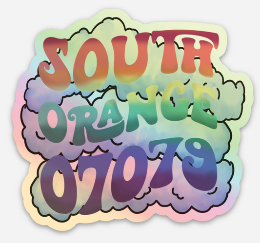 South Orange 07079 Holographic Sticker | Stickers & Paper