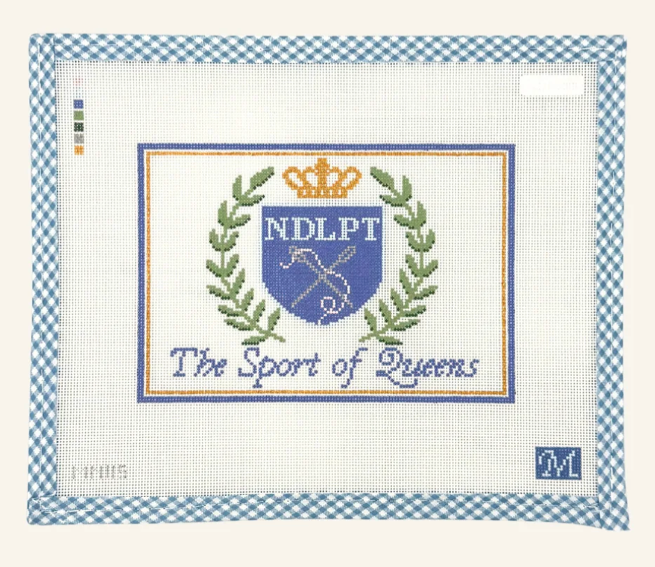 Needlepoint Crest