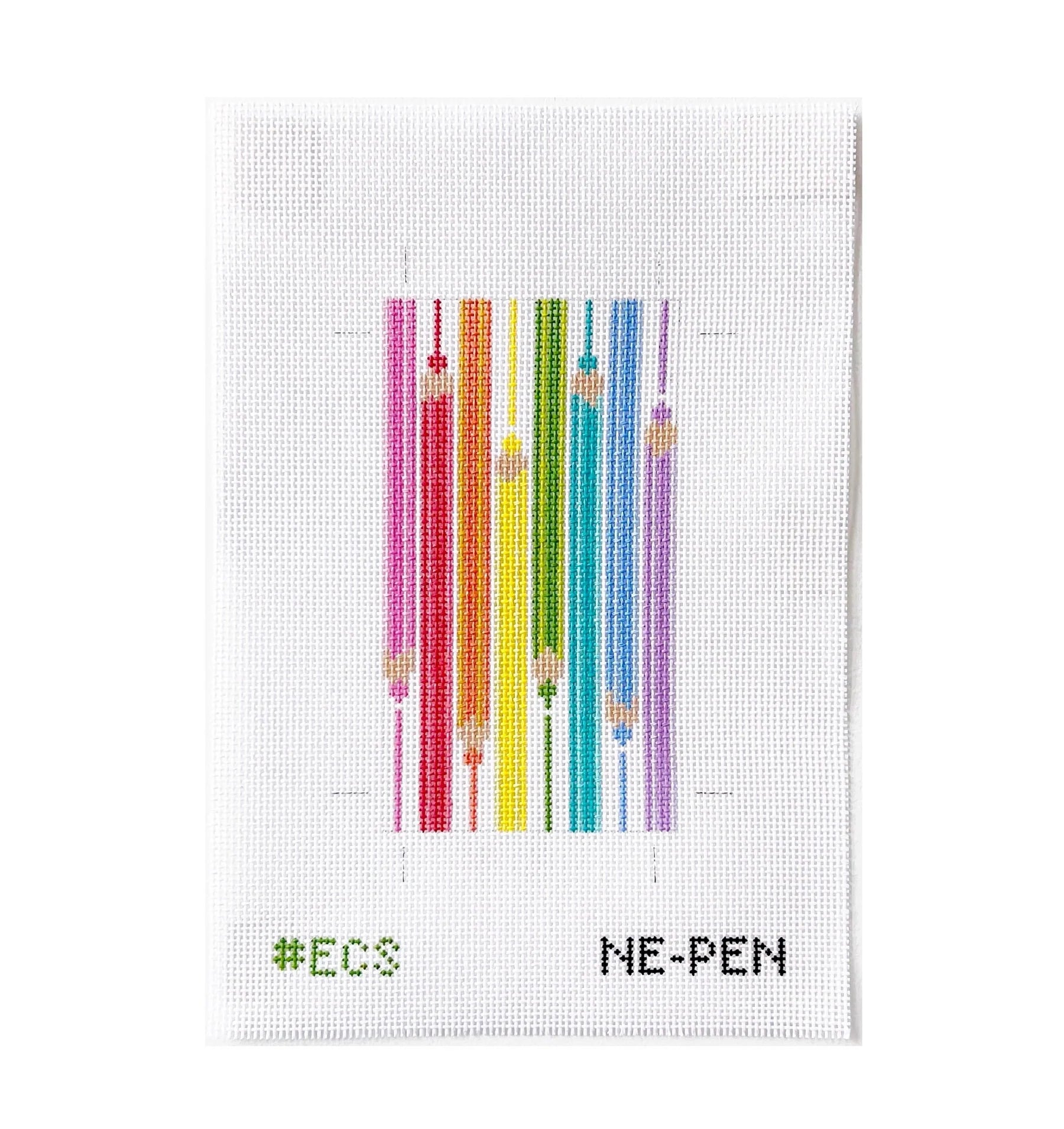 Colored Pencils Eyeglass Case