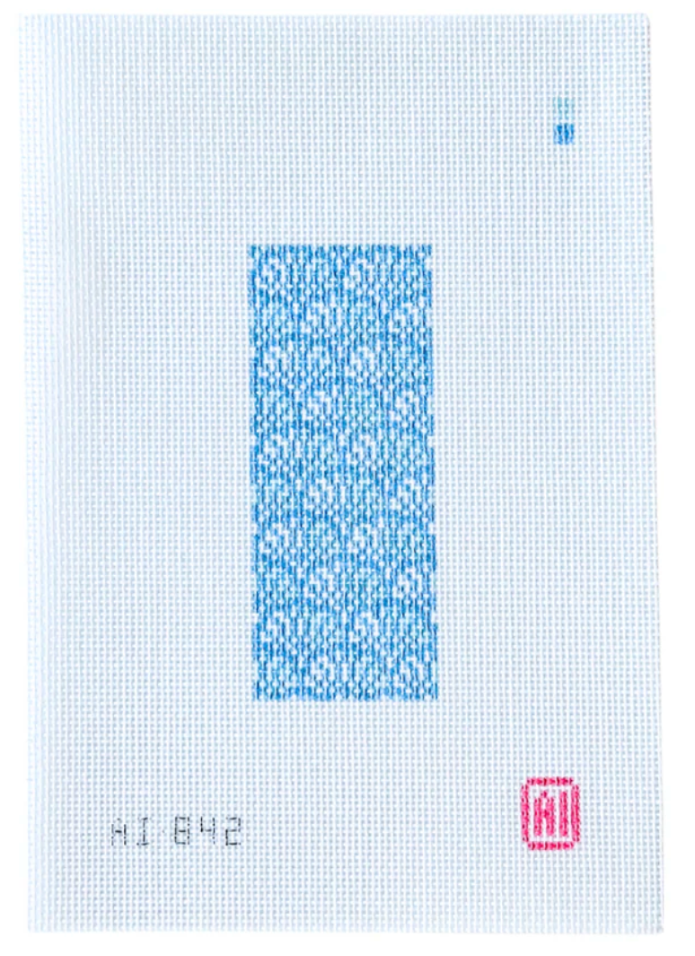 Blue Scallops Mezuzah Kit