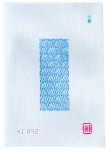 Blue Scallops Mezuzah Kit