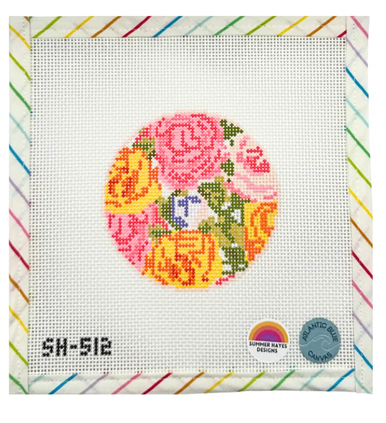 Grandma's Roses - Round