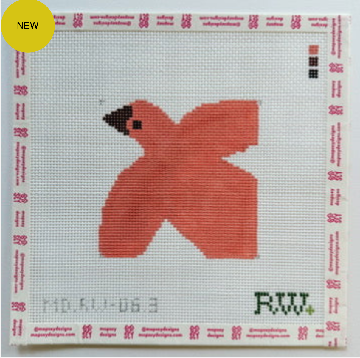 Rachel Westhead Designs: Single Multi Coloured Birds - Pink