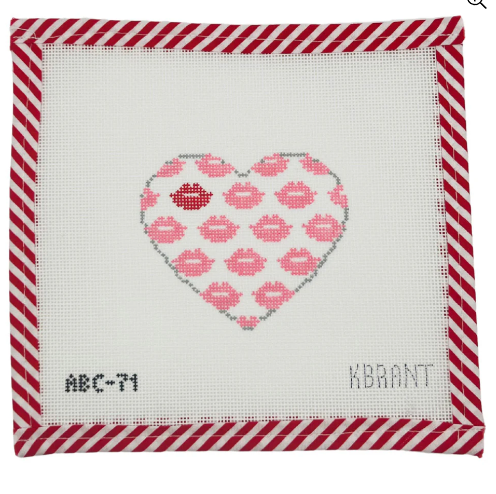 Lips & Kisses Heart - Pink