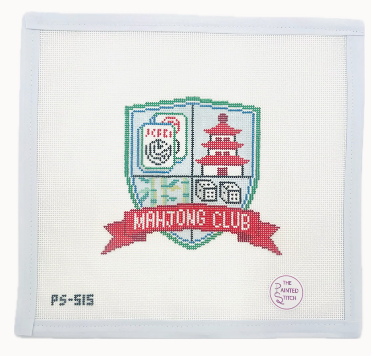 Mahjong Crest - Traditional Colors