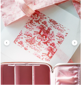 SCT & RBD Summer Toile Mini Square (Red)