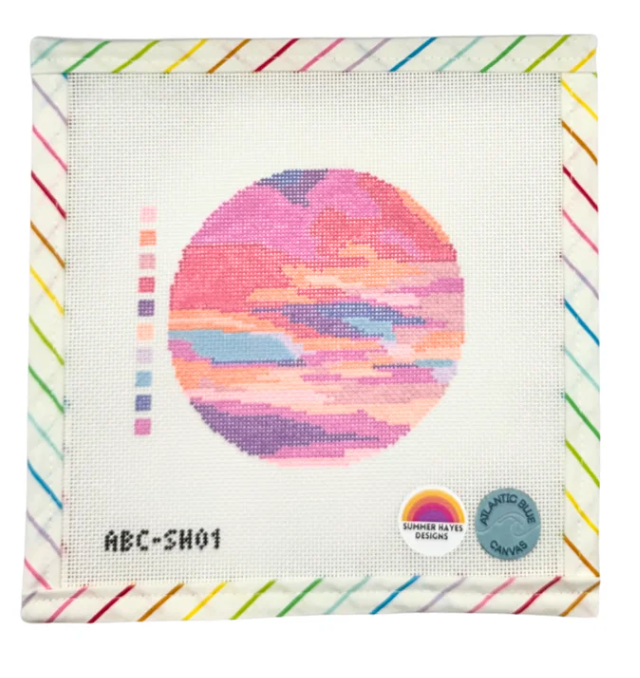 Carolina Cotton Candy Sky Round