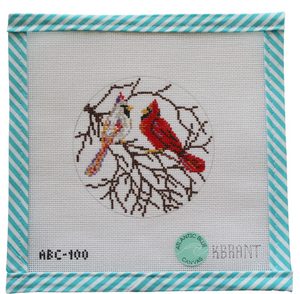 Snowy Cardinals