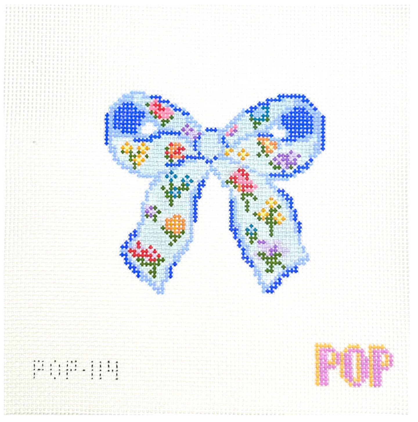 Floral Print Bow
