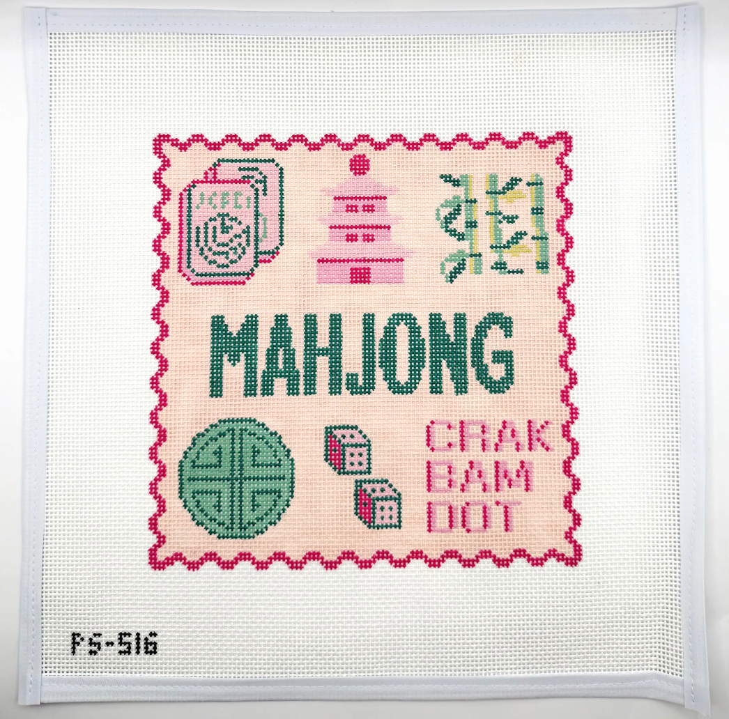 Mahjong Tray - Pink