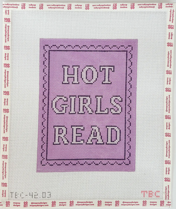 The Book Canvas: Hot Girls Read Kindle Cover (Purple)