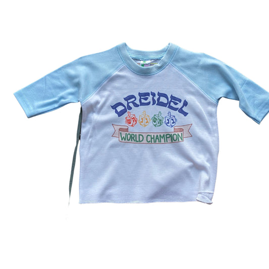 Dreidel Champ Baseball Shirt - Infant | Hanukkah Shirts