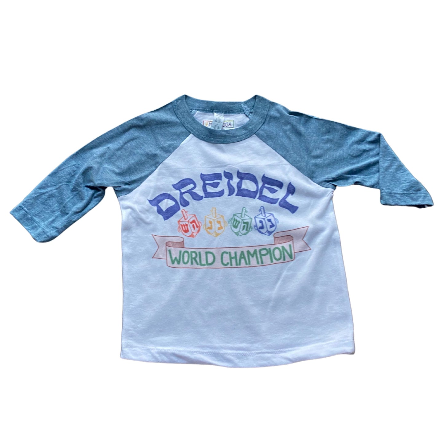 Dreidel Champ Baseball Shirt - Youth