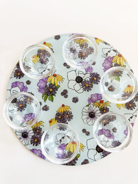 Floral Seder Plate | Passover 2023