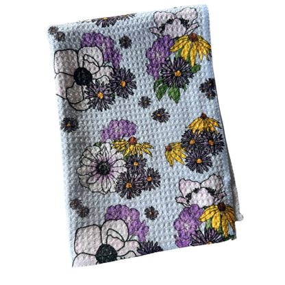 Floral Pesach Tea Towel