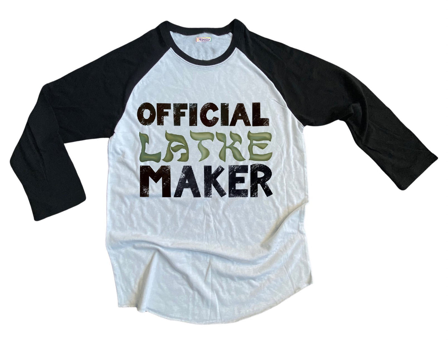 Official Latke Maker Baseball Shirt - Adult