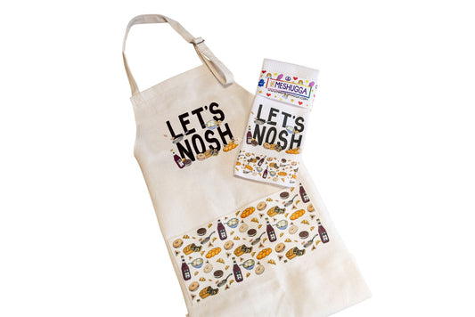 Jewish Food Basics Gift Set -  Hand Towel | Jewish Food