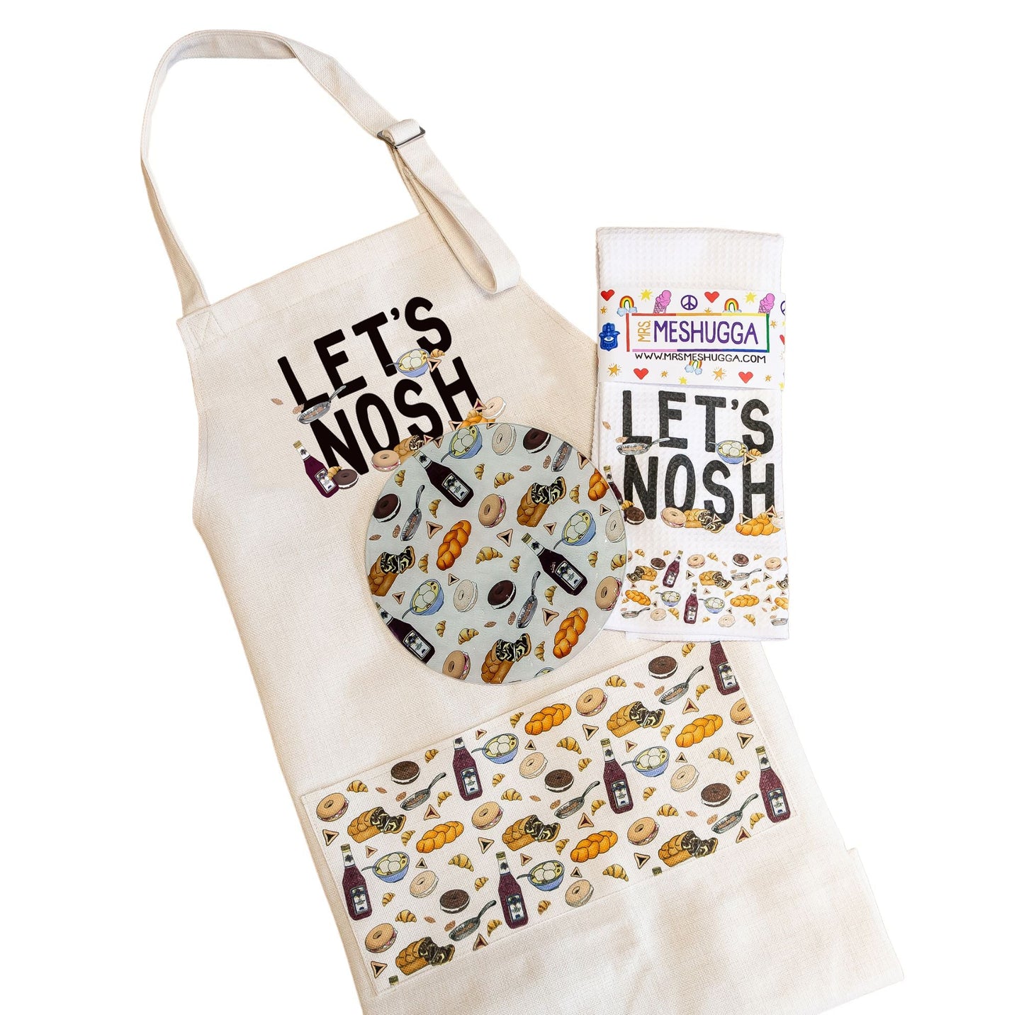Jewish Food Supreme Gift Set - Hand Towel