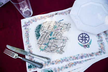 MapSO set of four Placemats
