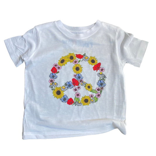 Peace Now & Forever Kids' Shirt | Peace Now & Forever