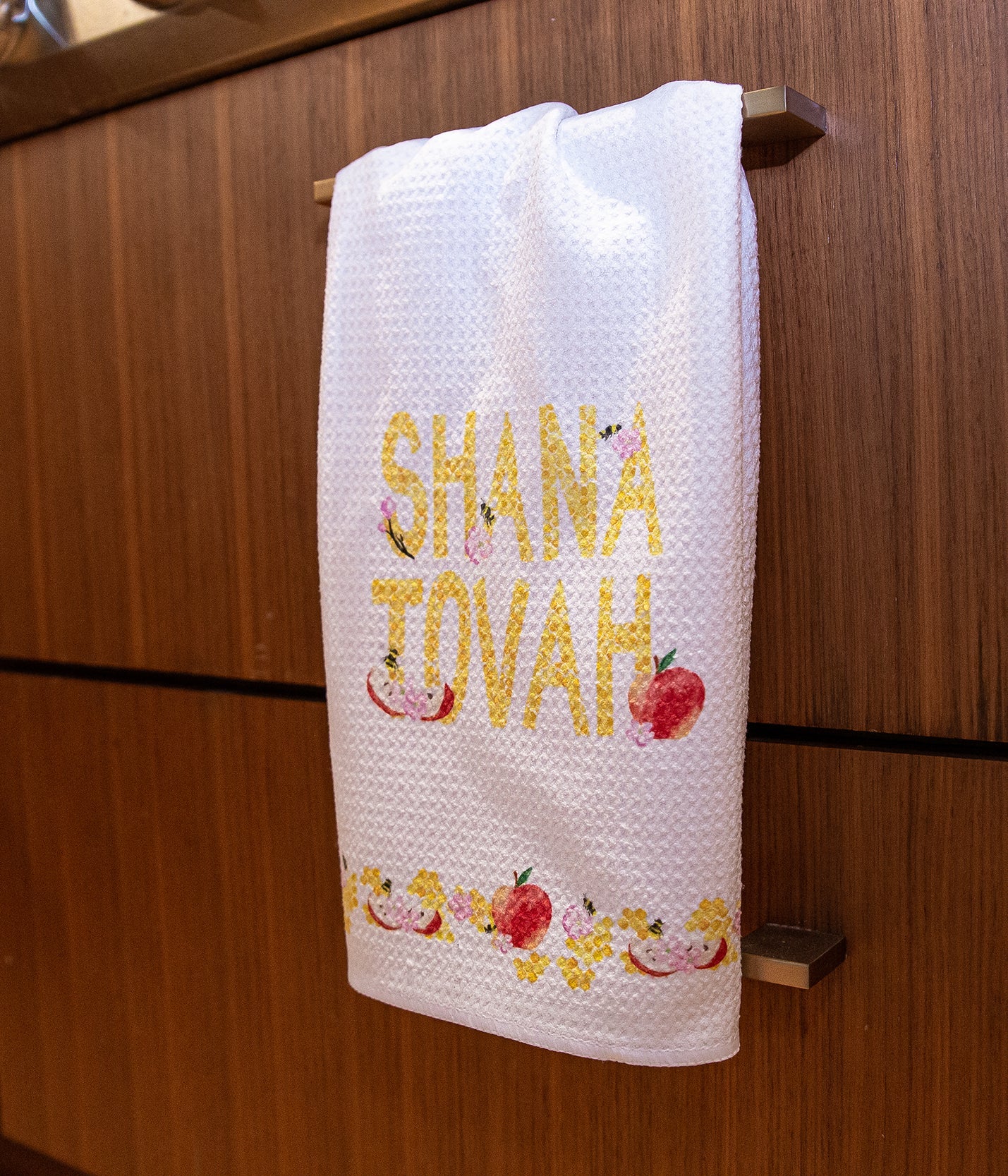 Shana Tovah Waffle Weave Hand Towel