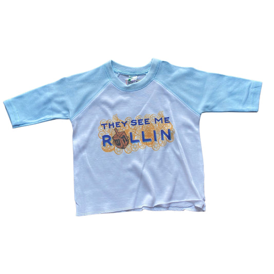 They See Me Rollin Baseball Shirt - Infant | Hanukkah Shirts