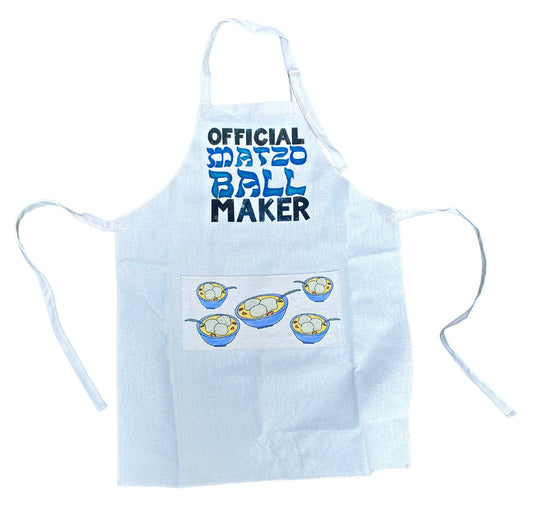 Official Matzo Ball Maker Apron | Official Taster/Maker Shirt